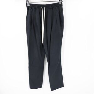 John Elliott Pants Men 1 Pleated Tapered Leg Elastic Waist Made in JAPAN Pockets